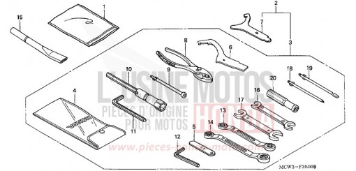 OUTILS VFR8004 de 2004